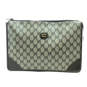 Gucci Supreme Envelope GG monogram Clutch Pouch